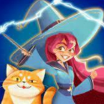 女巫与猫魔法消除大冒险v50.0 无限金币版