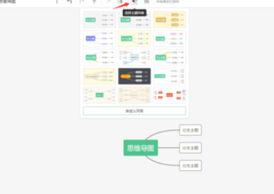 导图结构编辑示意图