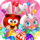 愤怒的小鸟泡泡大战趣味弹射消除