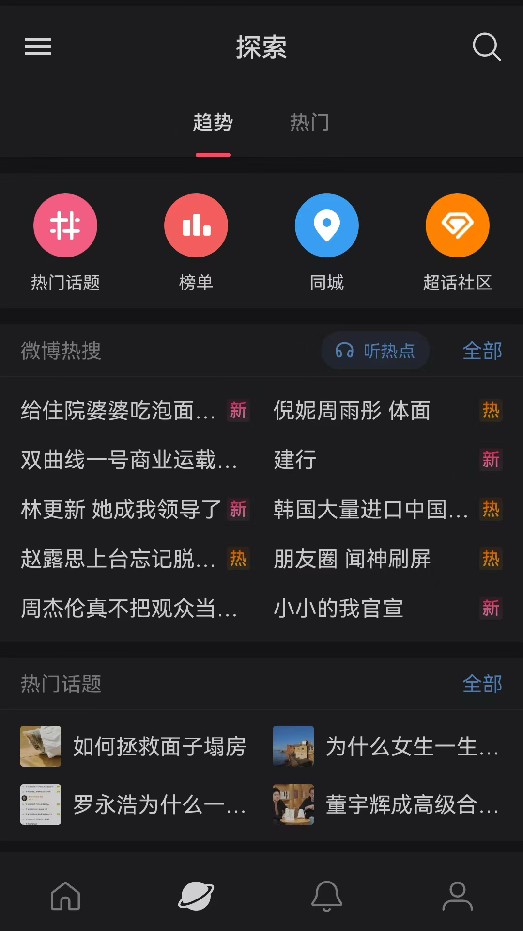 性能对比