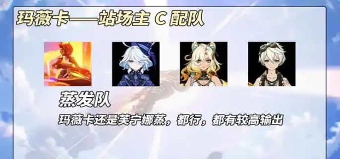 原神玛薇卡顶级配队攻略