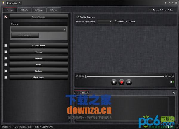 电脑摄像头增强软件(SparkoCam)